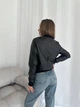 Женская куртка бомбер эко кожа K&ML M ( 46 ) Черный ( 40 - 01) - изображение 2