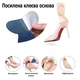 Комфортные стельки-вкладыши с памятью формы дышащие для обуви на каблуке бежевого цвета R9121 - изображение 4