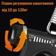 Кистьовий пружинний еспандер з регулюванням навантаження 10-120 кг для фітнесу та силових тренувань чорний R1851 - зображення 3