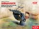 Сборная модель ICM Zwillingssockel 36, Немецкая зенитная пулеметная установка IIСВ 35714 - изображение 2