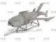 Сборная модель ICM Q-2A AQM-34B Firebee с тележкой 1 самолет и тележка 48400 - изображение 6