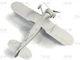 Сборная модель ICM Gloster Sea Gladiator Mk.II, Британский морской истребитель II СВ 32042 - изображение 12