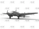 Сборная модель ICM He 111H-8 Параван, Немецкий самолет 2 СВ 48267 - изображение 15