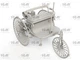 Сборная модель ICM Автомобиль Бенца 1886 г. Легкая Версия = пластиковые спицы 24042 - изображение 5