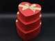 Коробка подарочная в форме сердца 21х9 см 3 шт Красный (KR-037-2) - изображение 4