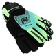 Перчатки вратарские профессиональные с защитой пальцев SOCCERMAX GK-4317 размер 10 черный-салатовый - изображение 2
