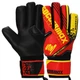 Рукавиці воротарські професійні із захистом пальців SOCCERMAX GK-4316 розмір 8 червоний-жовтий - зображення 1