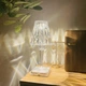 Настольная лампа на аккумуляторе LED светильник ночник Crystal light Бриллиант светодиодный хрустальный - изображение 1