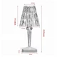 Настольная лампа на аккумуляторе LED светильник ночник Crystal light Бриллиант светодиодный хрустальный - изображение 8