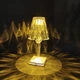 Настольная лампа на аккумуляторе LED светильник ночник Crystal light Бриллиант светодиодный хрустальный - изображение 9