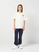 Подростковая футболка для девочки Levi's Lvg Oversized Levis Rose Tee 4EL489-W0E-LV 158 см (14A) Бежевая (3666643111380) - изображение 3