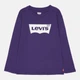 Подростковая футболка с длинными рукавами для девочки Levis Lvb-L/S Batwing Tee 4EA643-PAS-LR 146-152 см (12A) Темно-фиолетовая (3666643113988) - изображение 5