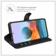 Чохол книжка для Samsung Galaxy A11 та M11 (A115/M115) магніт хлястик прошита Luxury чорний - зображення 7