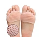 Силиконовая подушечка вкладыш, бандаж под плюсну от натоптышей HM Heels бежевый - изображение 1