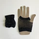 Короткі сіточні мітенки рукавички Honey Fashion Accessories XS/S/M чорний (7-79) - зображення 8