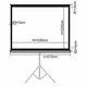 Проекционный экран Lumi PSDB112 мобильный тренога 112" 200x200см 1:1 - изображение 6