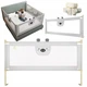 Захисний бар'єр для ліжечка ведмедик Primabobo BM01_SZ180 сірий 180 см Bed Lock кишеня - зображення 1