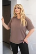 Базова жіноча футболка Fashion 46/48 мокко - зображення 1