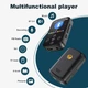 MP3 плеер Rock Star M15 Bluetooth 5.4 Hi-Fi 64Gb с клипсой и внешним динамиком - изображение 6
