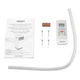 Кондиціонер мобільний ARDESTO ACM-09P-R290-A1 приміщення 25 м2 R290 1.2кВт Білий - зображення 9
