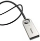 Бездротовий аудіоадаптер AUX Bluetooth Baseus CABA01-01 BA01 USB Wireless adapter cable Black - изображение 3
