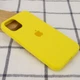 Чехол Fiji Silicone Case для Apple iPhone 12 Pro бампер накладка Full Soft Yellow - изображение 2