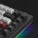 Ігрова безпровідна механічна клавіатура Akko 5075B Plus Dracula V3 Pro Cream Blue - изображение 7