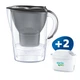 Фильтр-кувшин Brita Marella 2,4 л Черный с картриджами Maxtra Pro 2 шт - изображение 1
