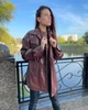 Пальто сорочка екокожа Lady Prestige Л617 50 - изображение 2