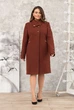 Кашемірове пальто Lady Prestige Л616 48 цегла - изображение 1