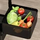 Кухонный органайзер с вращающимися полками Vegetable Rack для хранения овощей и фруктов V1R-Black - изображение 10