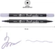 Набор двусторонних маркеров акварельных Santi Brush Marker SWB-11 6 шт Сиреневых (391067) - изображение 3