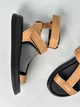 Босоніжки жіночі ShoesBand Карамельні на липучці натуральна шкіра 38 (24 см) (S55131-1) - зображення 9