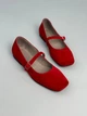 Женские балетки ShoesBand Красные натуральная замша 38 (25 см) (S99811-2) - изображение 5
