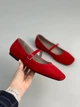 Женские балетки ShoesBand Красные натуральная замша 38 (25 см) (S99811-2) - изображение 8