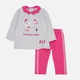 Дитячий комплект (лонгслів + штани) для дівчинки Chicco 00738-095 68 см Різнокольоровий (8059609524914) - зображення 1