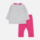 Дитячий комплект (лонгслів + штани) для дівчинки Chicco 00738-095 68 см Різнокольоровий (8059609524914) - зображення 2