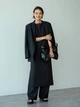 Пиджак классический удлиненный женский Uniqlo 818262070 XS Черный (1159811008) - изображение 3