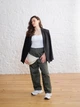 Пиджак классический удлиненный женский Uniqlo 818262070 XS Черный (1159811008) - изображение 7