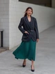 Пиджак классический удлиненный женский Uniqlo 818262070 XS Черный (1159811008) - изображение 8