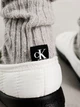 Женские домашние тапочки утепленные с закрытым носком Calvin Klein 404706390 41 (9.5M) 26 см Белые (1159811516) - изображение 4