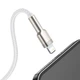 USB кабель Lightning для iPhone iPad Baseus Cafule Metal Series Data Cable (1m, 2.4A, 480Mbps). White - изображение 4