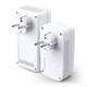 Адаптер Powerline TP-LINK TL-WPA8631PKIT (TL-WPA8631P + TL-PA8010P) AC1200 AV1300 3xGE MESH plug - изображение 2
