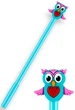 Набір масляних ручок Centrum Fancy Owl 0.7 мм Синіх 4 шт (2000998482718) - зображення 2
