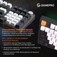 Клавиатура механическая проводная GamePro MK170B Hot-Swap Red Swich 95% RGB Black - изображение 19