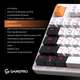 Клавиатура механическая проводная GamePro MK170W Hot-Swap Red Swich 95% RGB White - изображение 11