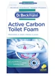 Порошок для чищення унітазу Dr. Beckmann Active Carbon Toilet Foam 300г (3шт по 100г) - зображення 1