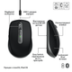 Миша Logitech MX Anywhere 3S for Ma, Space Grey (910-006947) (6998415) - изображение 7