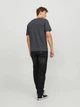 Футболка хлопковая длинная мужская Jack & Jones 12245087 M Темно-серый меланж (5715427284869) - изображение 2
