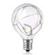 LED лампа G40 1W 2200К E12 зі світлодіодними нитками всередині для гірлянд - зображення 1